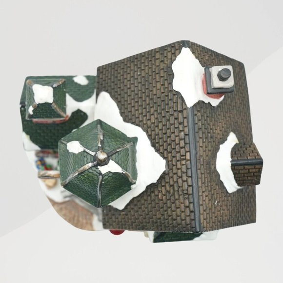 NORMAN ROCKWELL " POST OFFICE " SORTING MAIL * CHRISTMAS VILLAGE HOUSE * RARE * - Picture 8 of 14